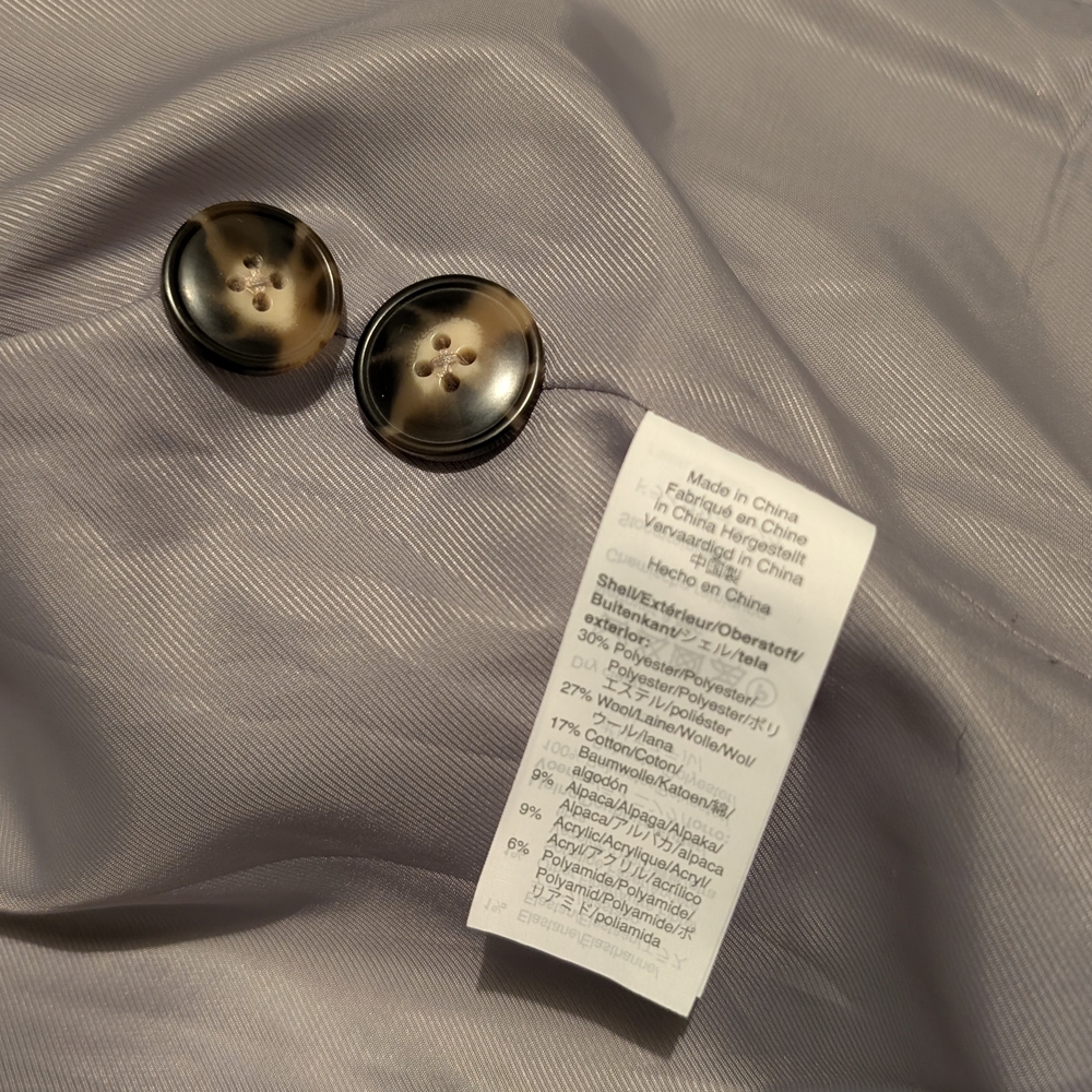 Madewell Grey Walton Shirt Jacket in Small - Picture 10 of 10